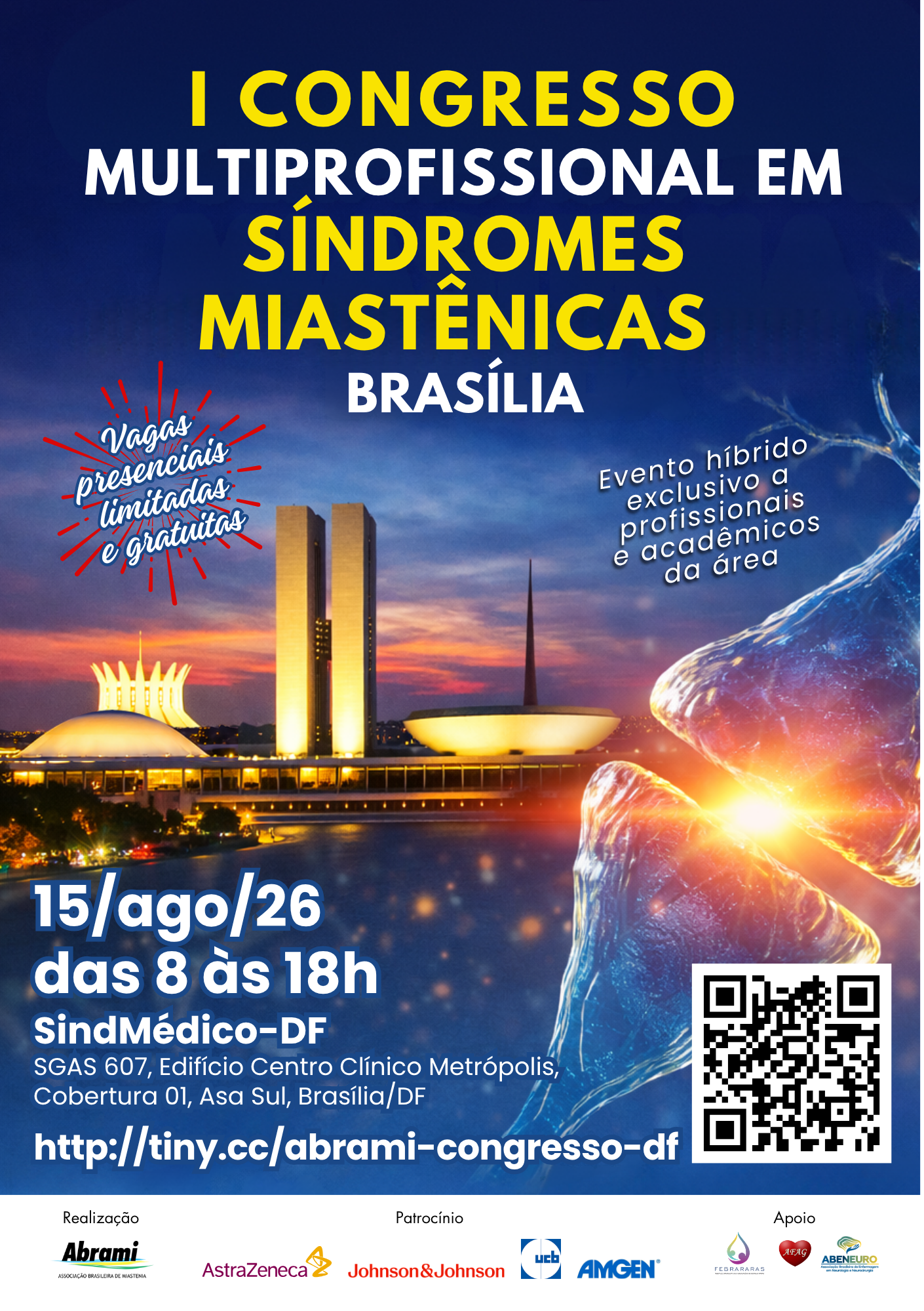 I Congresso Multiprofissional em Síndromes Miastênicas - Brasília/DF