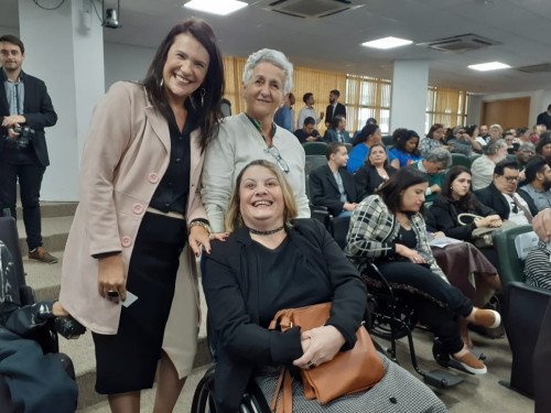 Deputada LidiaValéria Bolsonaro (PSL), Lidia Costa, vice-presidente da Abrami